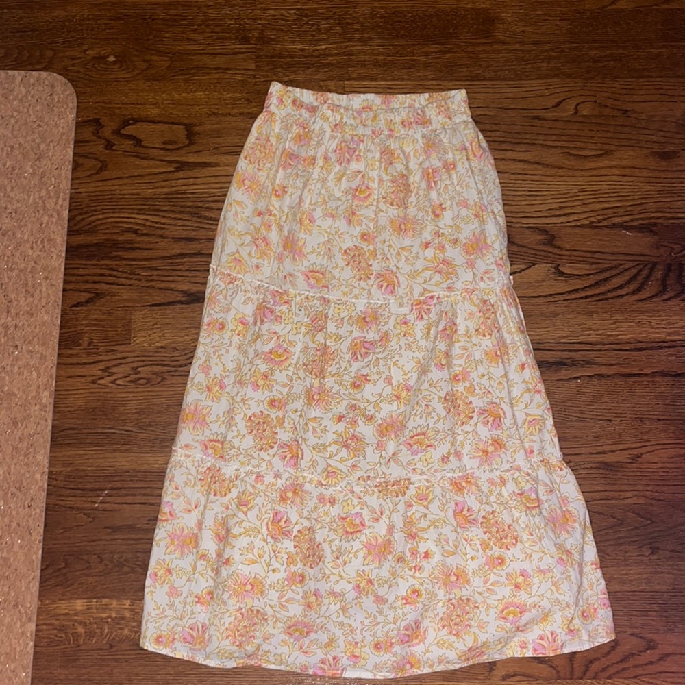 Sim & Sam Floral Maxi Skirt